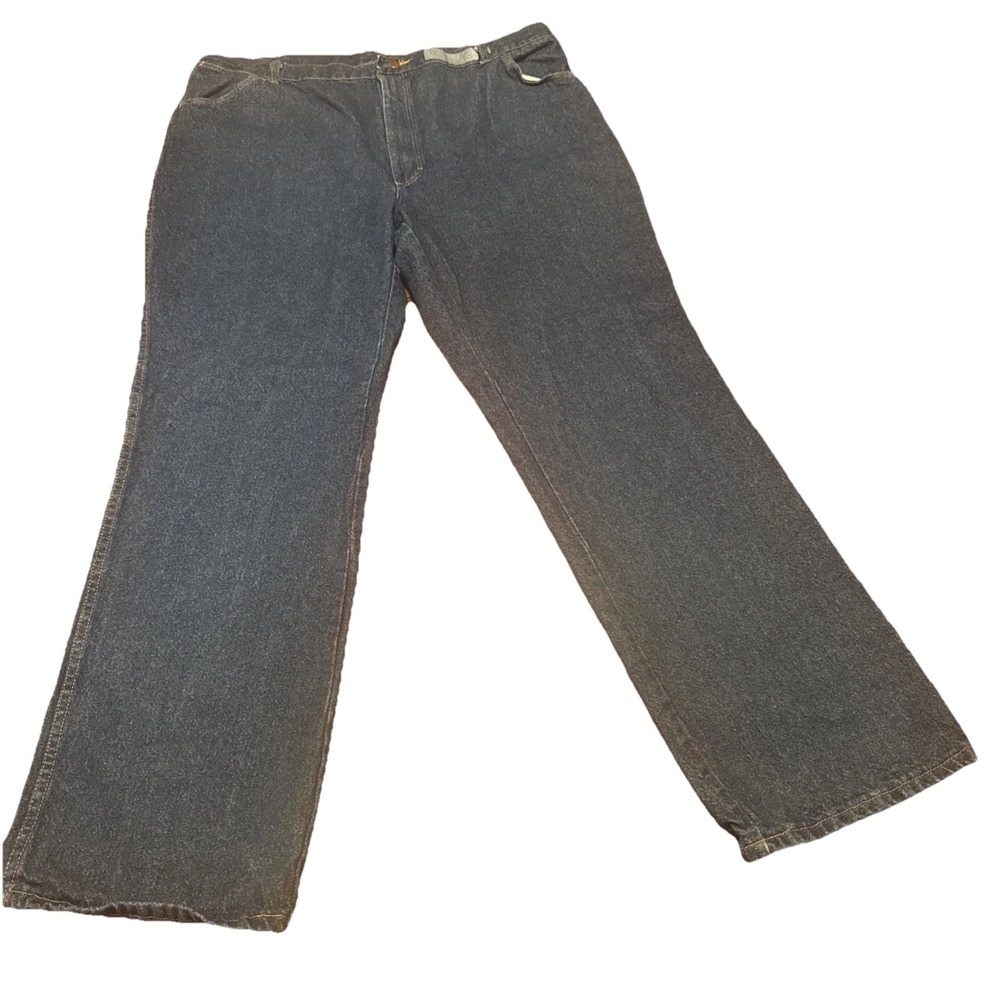 Big Ben‎ Wrangler Jeans 44x34 Y2K Workwear Relaxed Fit Blue Denim Made Mexico